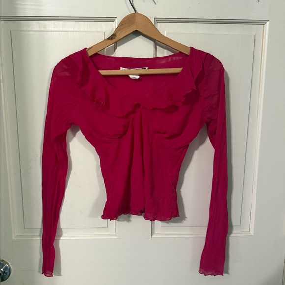Hot pink see through festival rave top - Picture 1 of 3